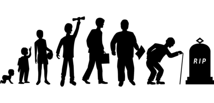 A project lifecycle can be compared with a human lifecycle