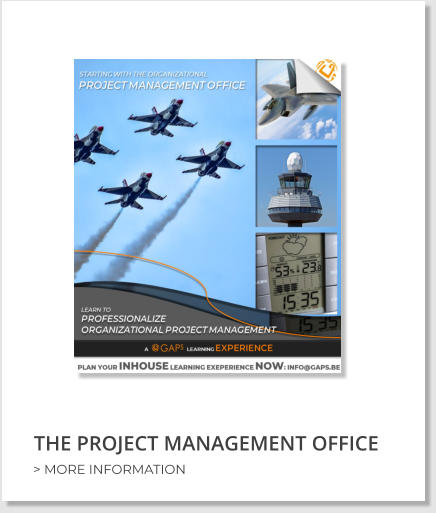 THE PROJECT MANAGEMENT OFFICE > MORE INFORMATION
